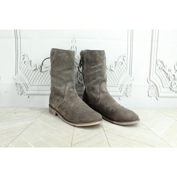 olive green lace up booties